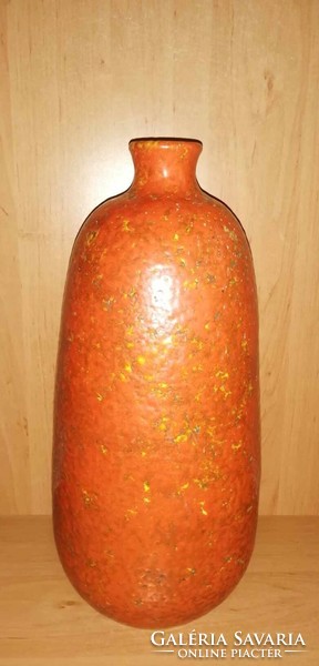 Retro Tófej kerámia váza - 35 cm magas