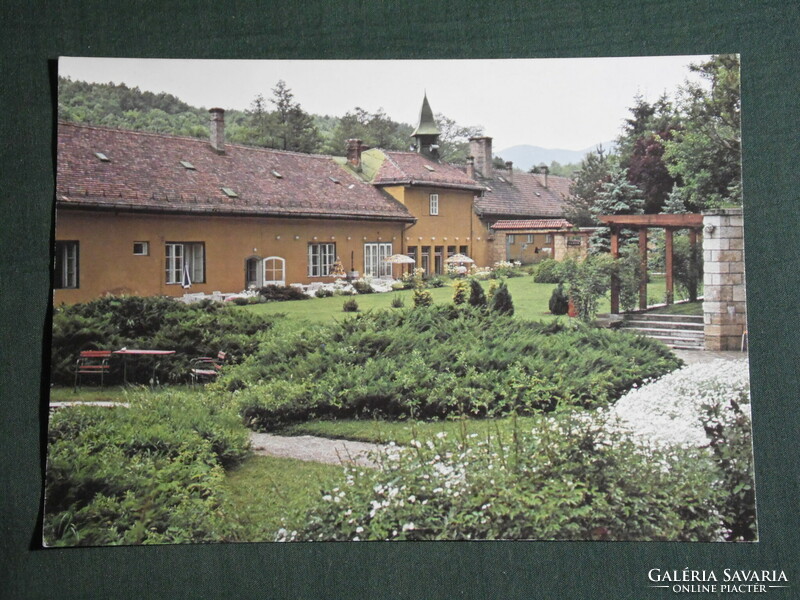 Postcard, king's meadow, detail of the capital council resort, park, 1970-80