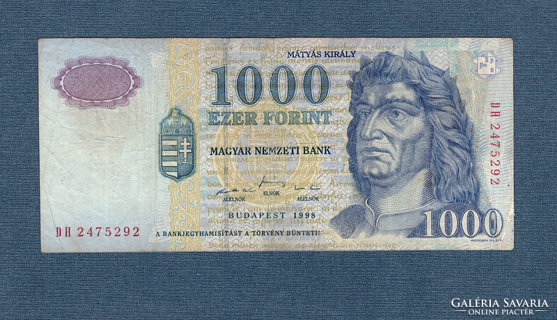 1000 Forint  1998 " DH " Ritka