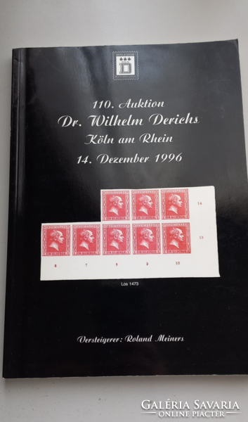 Stamp auction catalog (110. Dr. Wilhelm derichs Cologne am Rhein 1996)