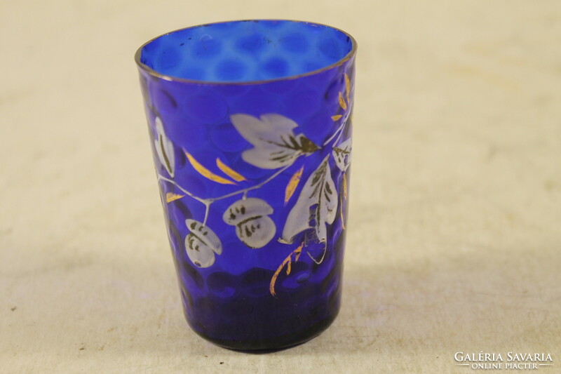 Antique hand-painted cup with inner knob, blister 336