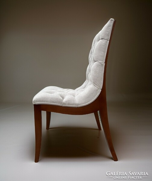 Chesterfield-style armchair