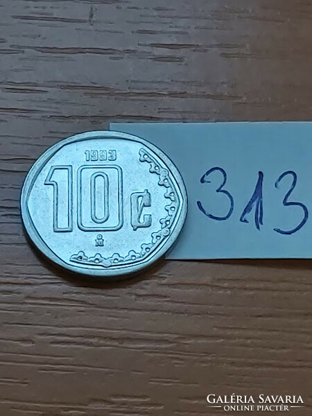 Mexico mexico 10 centavos 1993 stainless steel 313