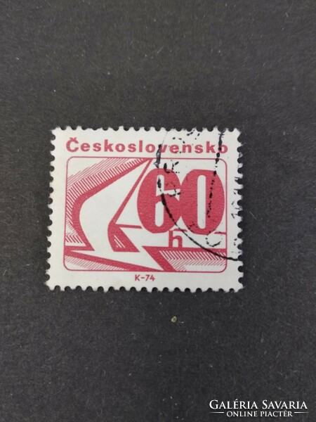 Csehszlovákia 1975, illetékbélyeg 60 fillér