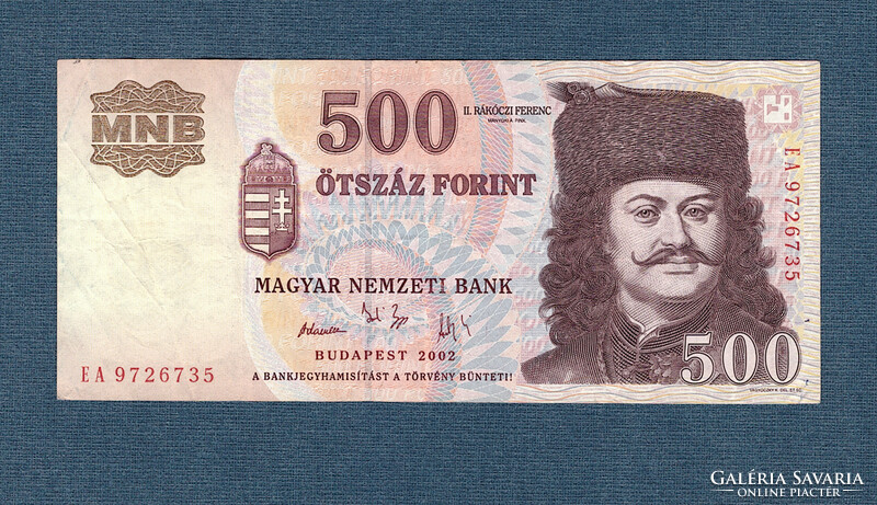 500 Forint 2002 EA RITKA