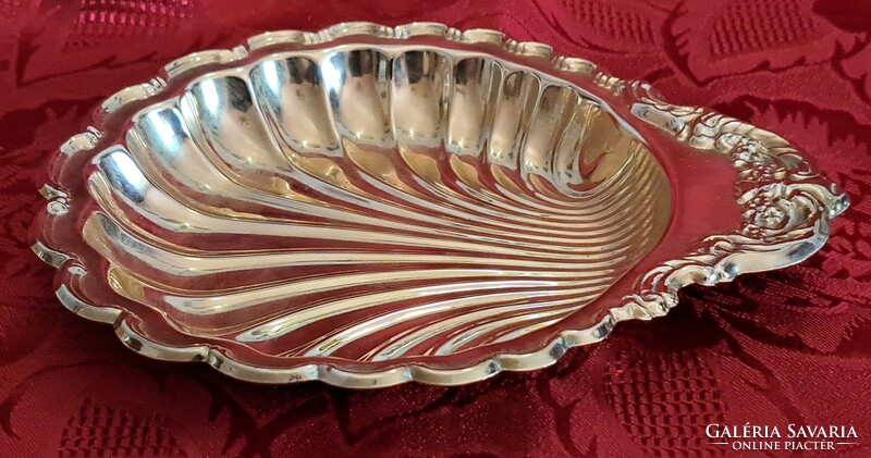 Silver-plated shell bowl, serving bowl (m4521)