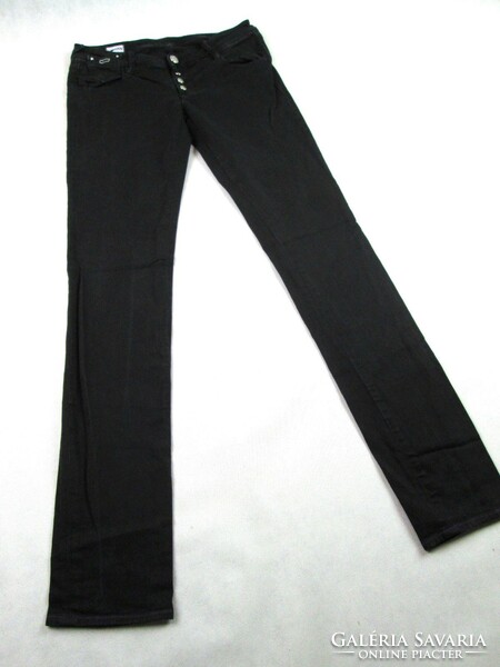 Original gas (w28 / l34) women's black stretch jeans