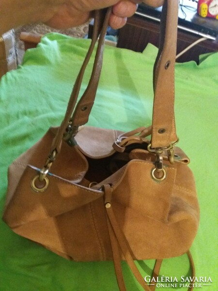 Thick genuine split leather women's handbag, extremely solid, durable, strong, beautiful design as shown in the pictures