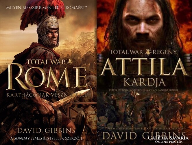 David Gibbins: Total War: Rome 1-2. Karthágónak vesznie kell + Attila kardja (#67)