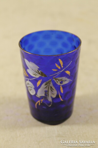 Antique hand-painted cup with inner knob, blister 336