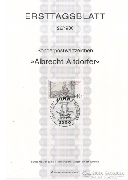 ETB 0018 (Bundes) Mi ETB 26-1980        0,40 Euró