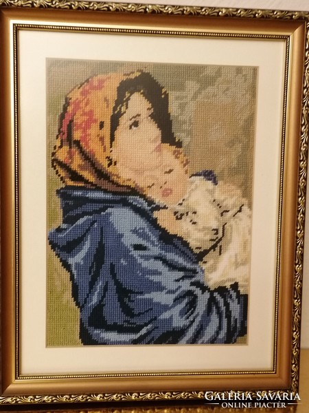 Madonna and Child, tapestry