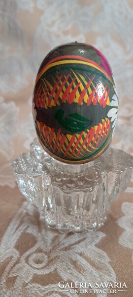Easter wooden egg, male egg (m4536)
