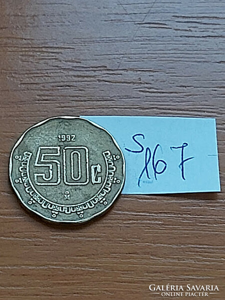 Mexico mexico 50 centavos 1992 aluminum bronze s167