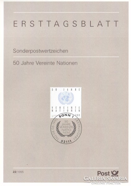 ETB 0091 Bundes 1804 ETB 22-1995     1,10 Euró