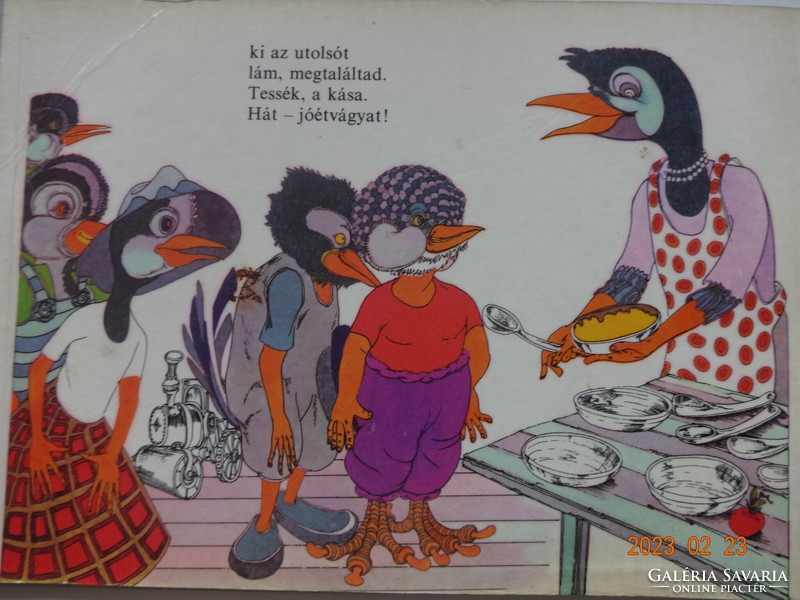 Czeslaw Janczarski: The Magpie Cooked - hardcover old storybook (1981)