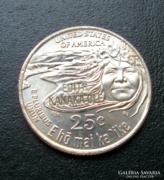 USA - ¼ Dollár -  2023 - Edith Kanakaʻole - Emlékérme - "P"