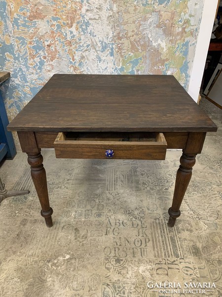 Rustic and solid oriental hardwood table
