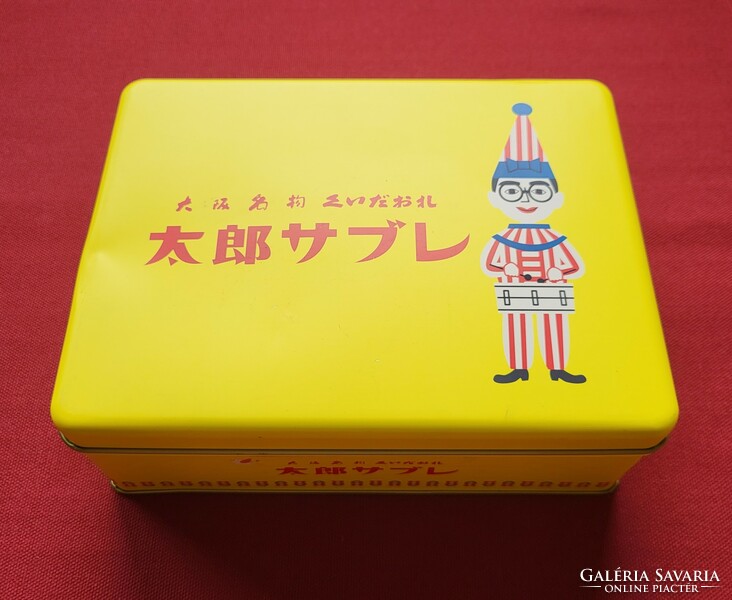 Japan kuidaore taro sable osaka cookie metal box metal box tin box
