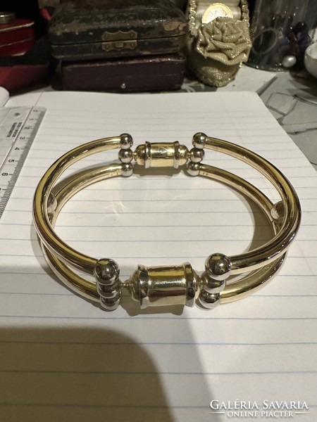 Very fashionable large men's bracelet /50.7g/14kr gold for sale!Ara: 890.000.-