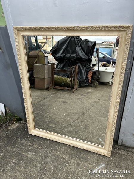 Refurbished, painted, waxed large mirror