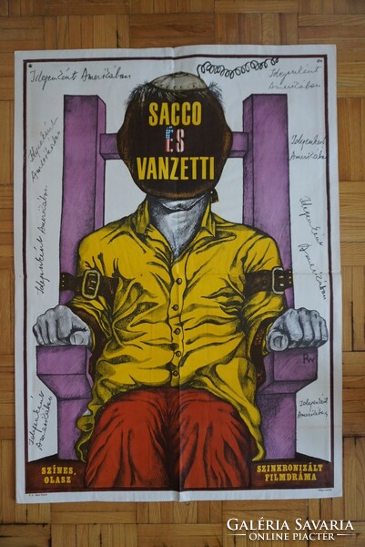 Sacco and Vanvezzi poster/movie poster ferry-wigner