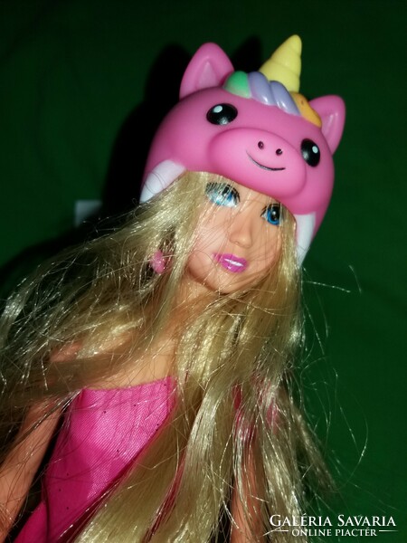 Kulönleges fejfedős My Little pony / Barbie jellegű baba szép hosszú hajjal a képek szerint BM 4.
