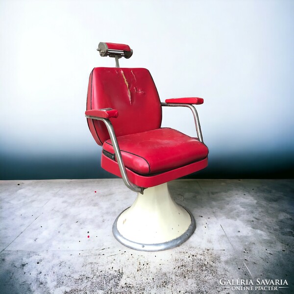 Retro, loft, industrial design barber chair