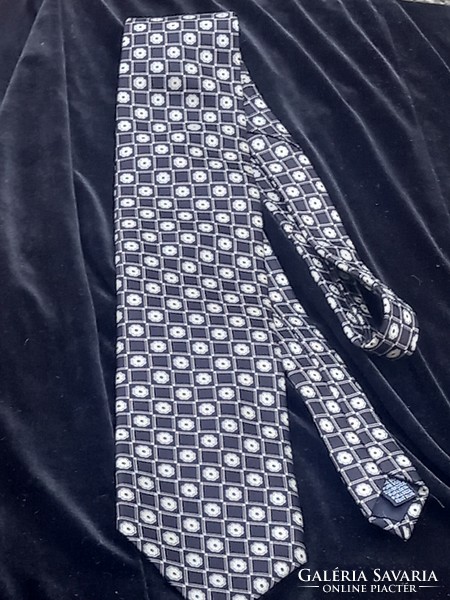 Midcentury luxury, vintage clothing: silk tie - bugatti, designer men's clothing