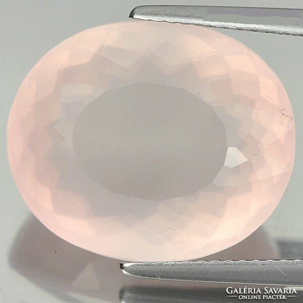 Real, 100% natural, extra large, baby pink rose quartz gemstone 15.88ct (vvs)!