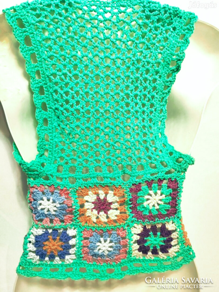 Crocheted women's top, size S