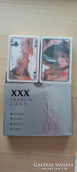Xxx French card double pack erotic