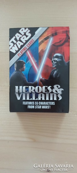 STAR WARS Heroes&Villains 55 lapos francia kártya