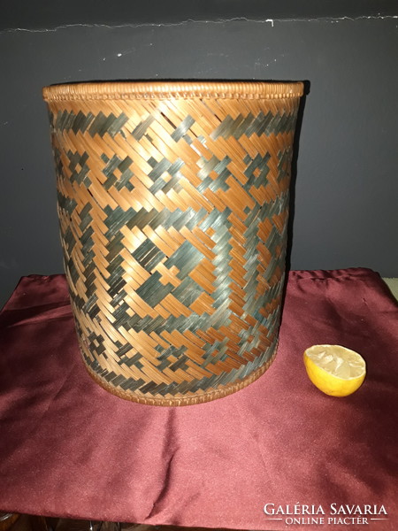 Old wicker basket - 26 cm x 22 cm