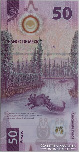 Mexikó 50 peso, 2021, UNC bankjegy