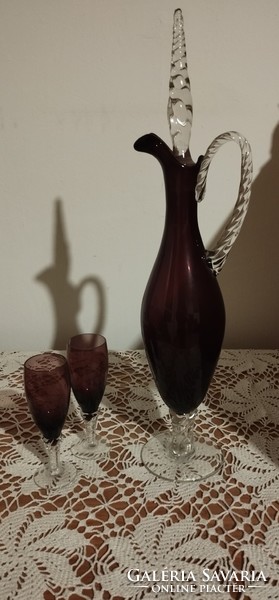 Murano jug with glasses