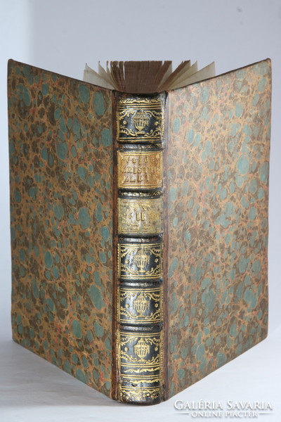 1773 - Vajda sámuel a' the life of our Lord Jesus Christ 2. Binding beautiful richly gilded half leather!