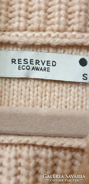Reserved knitted sweater, size 36-40, powder color