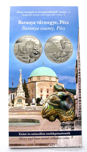 2024 - County of Baranya - Pécs - HUF 20,000 - silver commemorative coin - pp - in capsule, with mnb description