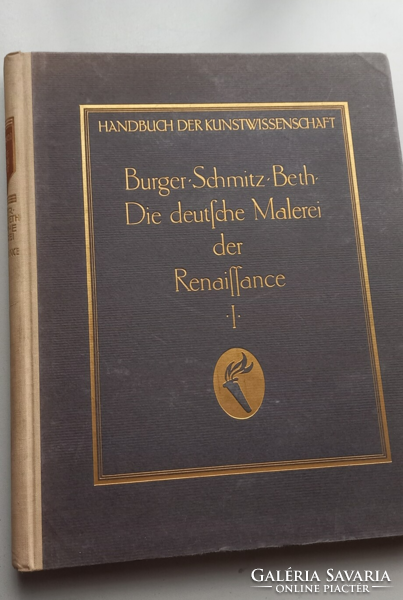 Book rarity: die deutsche malerei in der renessance i. (German Painters in the Early Renaissance) 1913