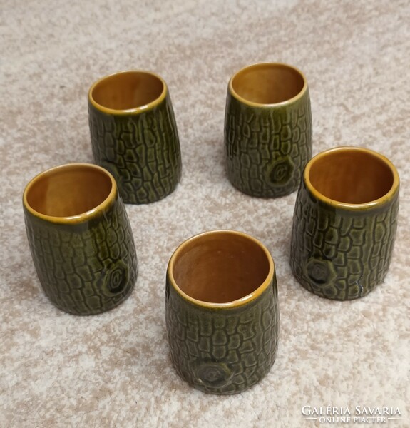 Ceramic wine glasses