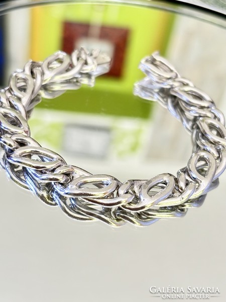 Bitang, solid silver bracelet