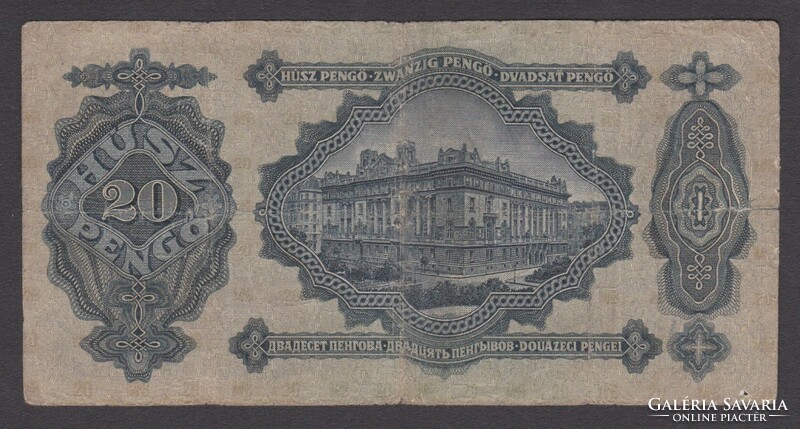 2X 20 pengő 1930 (vg and f)