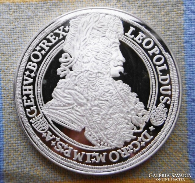 Silver-plated proof leopold istropolis unc pp certi