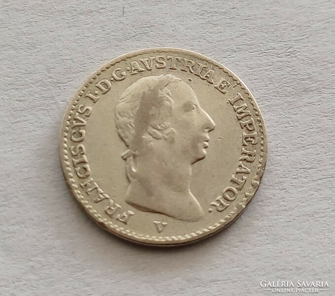 Italy - Lombardy 1/4 lira 1822 v (Venice). Ef+.