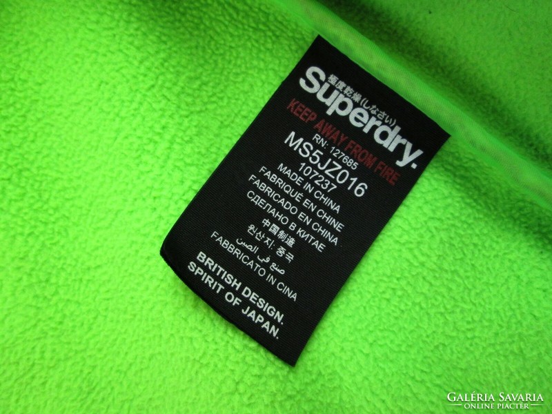 Original superdry (s) men's dark gray softshell jacket / coat