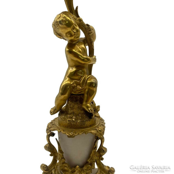 French gilded candle holder m01190