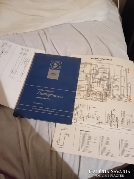 Wartburg 353 autó gépkocsi könyv javítási szerelési kézikönyv