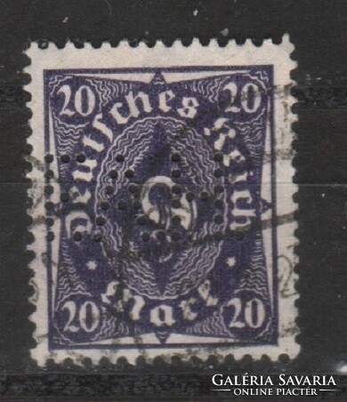 Company punched 0659 deutsches reich mi. P230 for €2.00