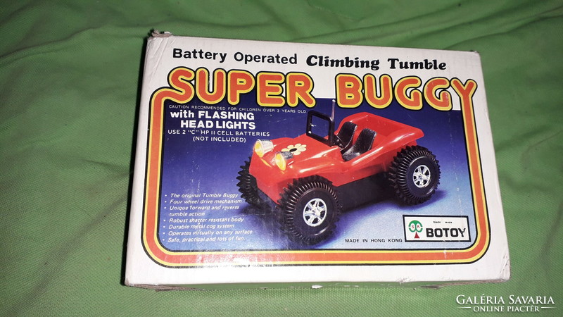 1970.Old first series botoy battery powered super buggy with original box 18cm working collectors according to the pictures